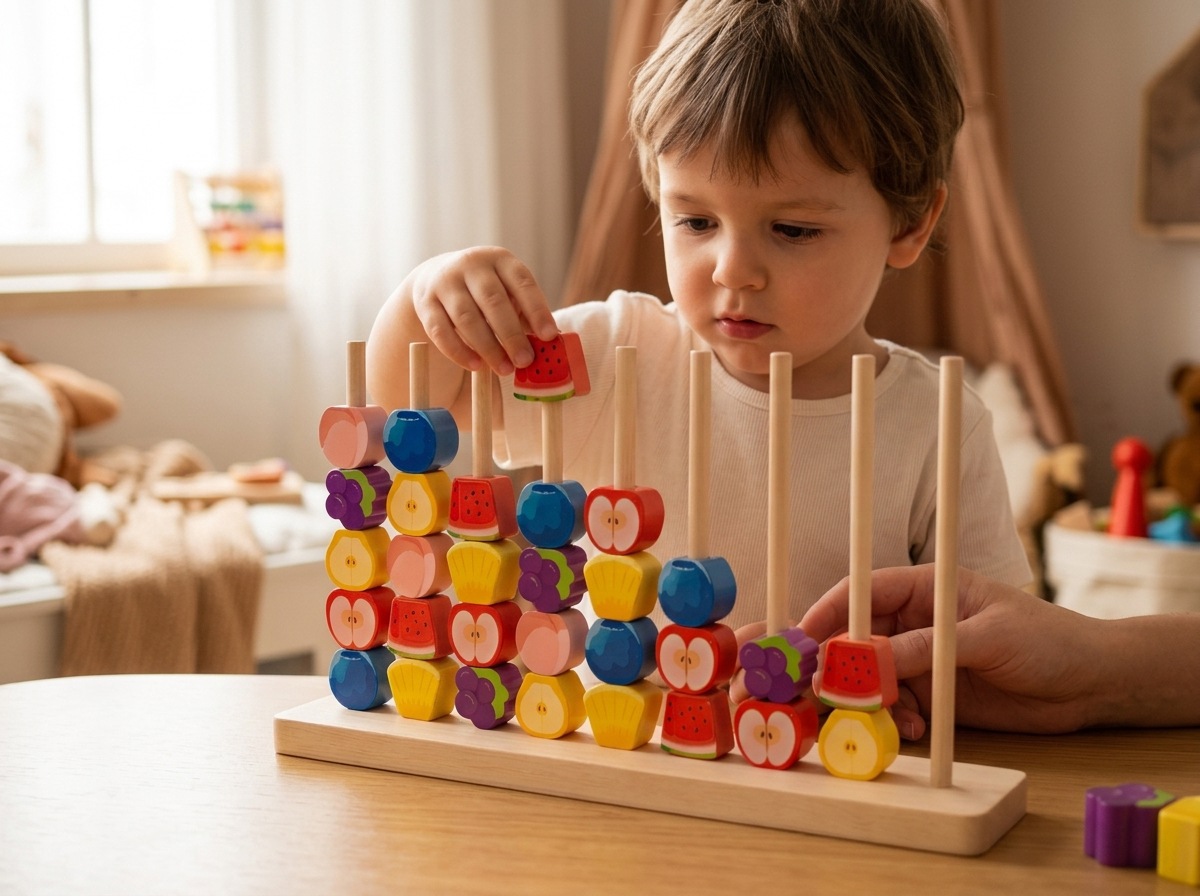 You are currently viewing How the Wooden Fruit Sorting Stacking Toy Develops Problem-Solving Skills in Preschoolers