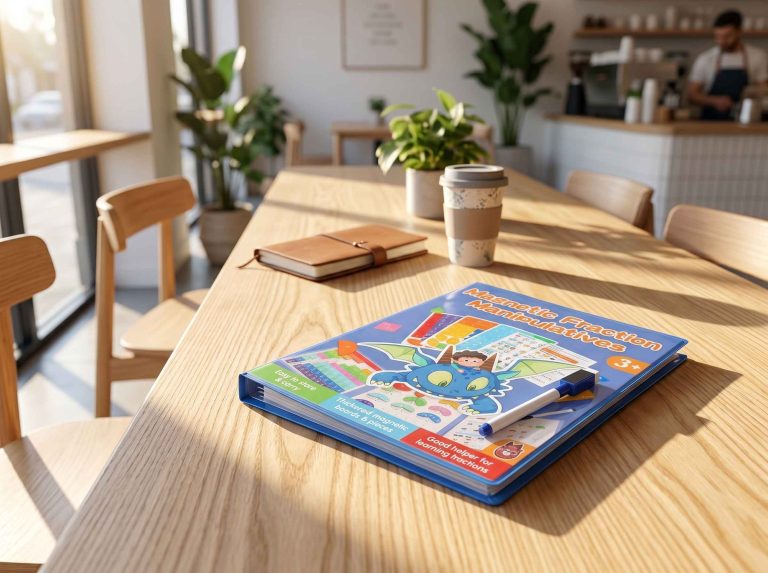 Vindstier Magnetic Fraction Teaching Aids used by preschool teacher in classroom