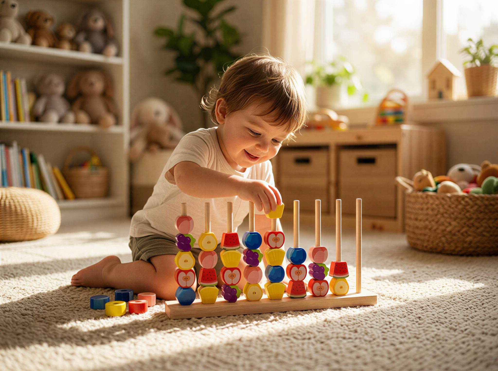 You are currently viewing STEM Learning Made Fun: Introducing the Fruit Sorting Stacking Toy for Preschoolers