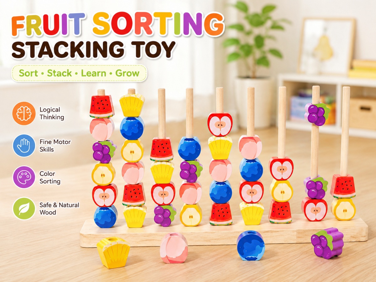 You are currently viewing How Fruit Sorting Stacking Toy Supports Independent Learning