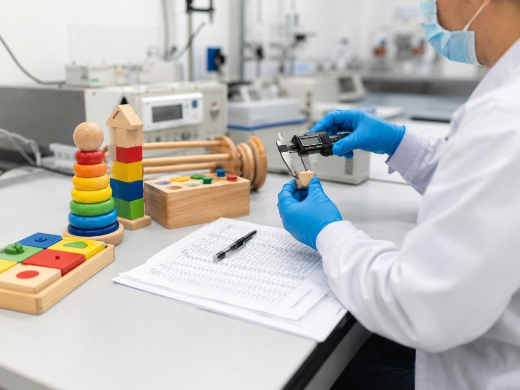 laboratory testing process for educational toys and wooden puzzles