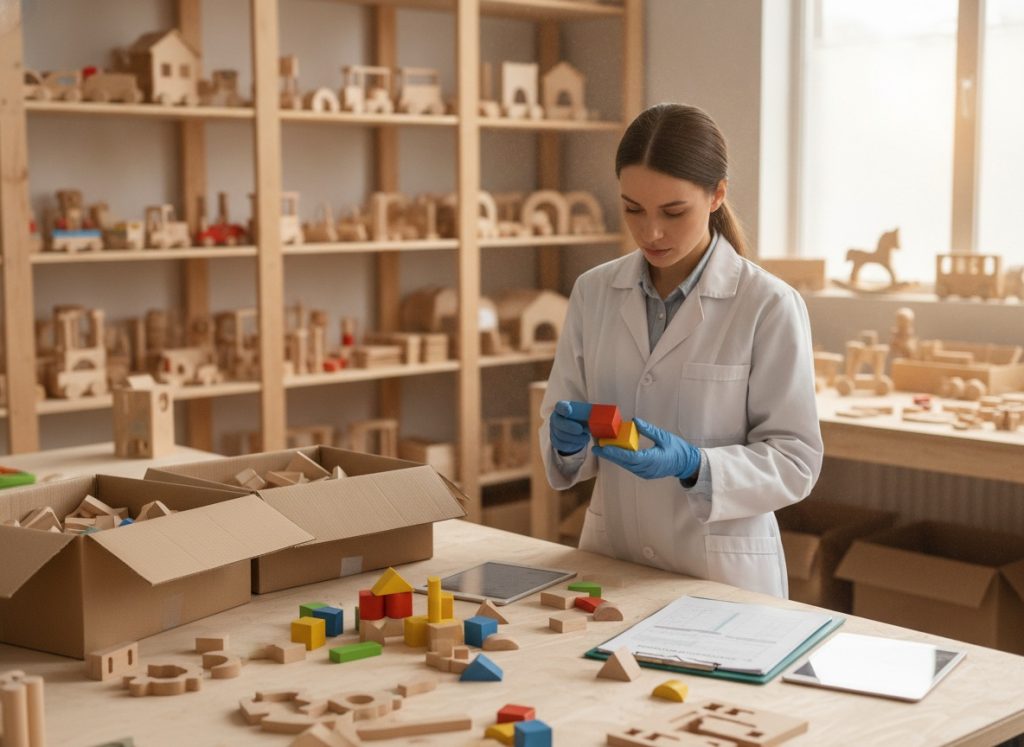 Quality control and packaging inspection for OEM wooden toy manufacturer