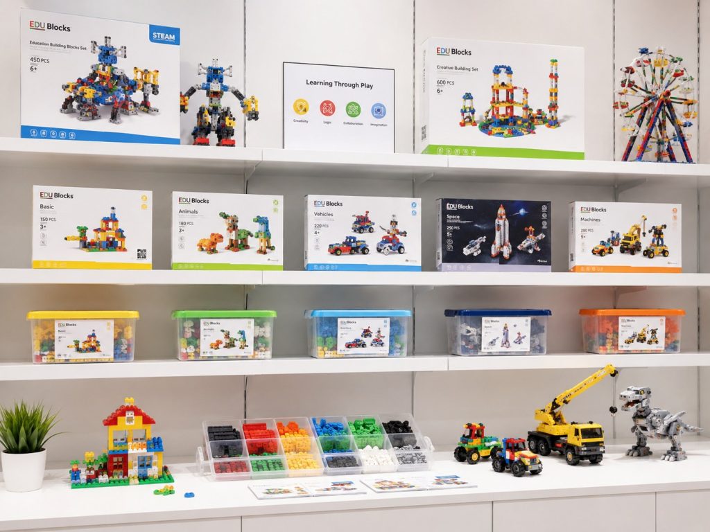 Educational Building Blocks designed for schools, STEM classrooms, and OEM educational toy solutions.