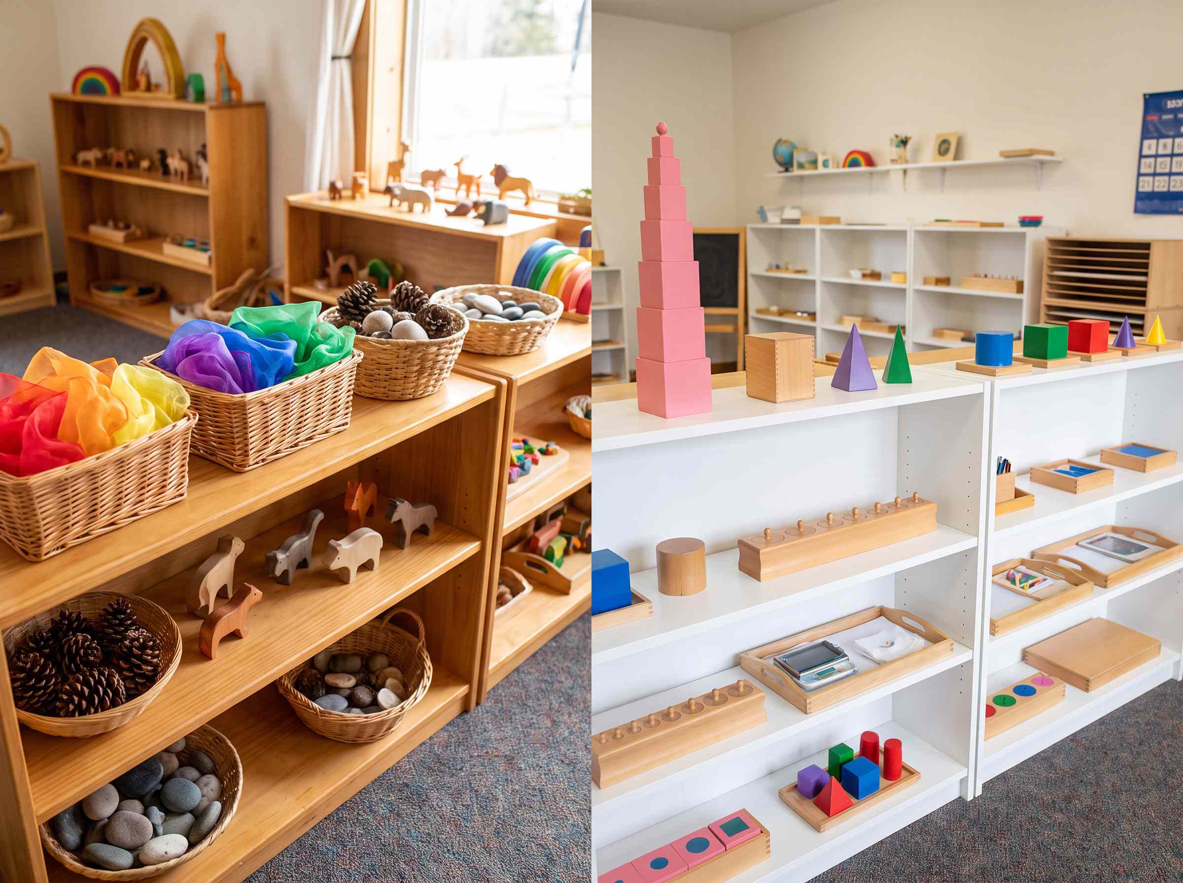 You are currently viewing Waldorf Toys vs Montessori Toys: Which Educational Philosophy Is Right for Your Child?